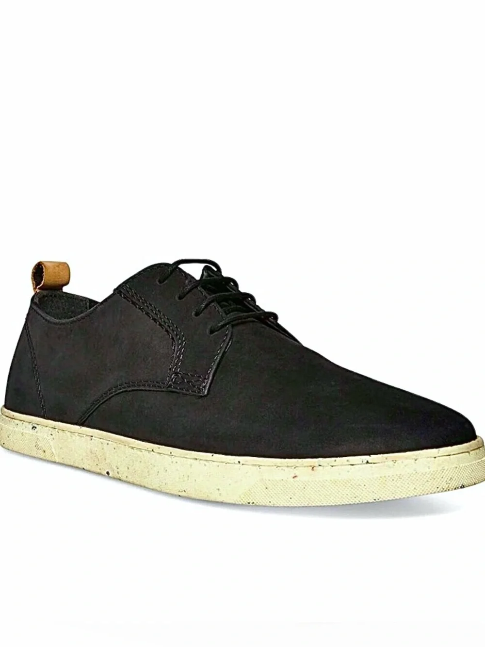 New STEVE MADDEN Hackney Black Nubuck Speckle Sole Oxford Sneaker Dress Shoe 8.5